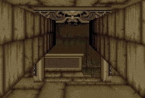 bcdfx — levels 1–4 & 12–13 (tan / grey) — stairway (map bcdfc @ 28,24 facing S)